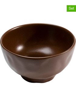 Kare Miski (4 szt.) &quot;Savannah&quot; w kolorze brązowym - Ø 15 cm ze sklepu Limango Polska w kategorii Naczynia - zdjęcie 184891696