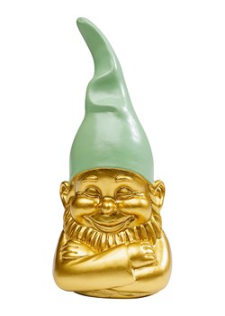Kare Figurka dekoracyjna &quot;Zwerg&quot; w kolorze zielono-złotym - wys. 21 cm ze sklepu Limango Polska w kategorii Dekoracje - zdjęcie 184891817