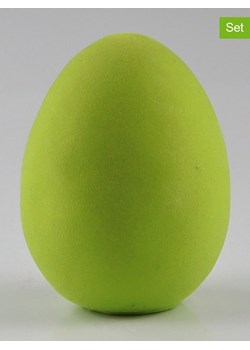 AM Design Figurki dekoracyjne (2 szt.) w kolorze żółtym - wys. 10 x Ø 6,5 cm ze sklepu Limango Polska w kategorii Dekoracje - zdjęcie 184892207