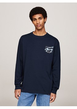 TOMMY JEANS Koszulka w kolorze granatowym ze sklepu Limango Polska w kategorii Koszule męskie - zdjęcie 184892235