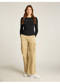 TOMMY JEANS Koszulka w kolorze czarnym ze sklepu Limango Polska w kategorii Bluzki damskie - zdjęcie 184892306