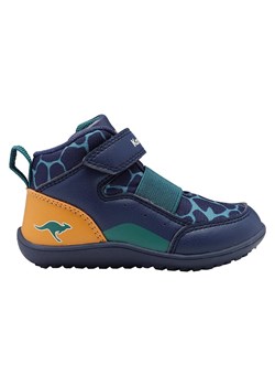 Kangaroos Buty &quot;K-BFI Peppy EV&quot; w kolorze granatowo-morsko-żółtym do chodzenia na boso ze sklepu Limango Polska w kategorii Buty trekkingowe dziecięce - zdjęcie 184892756