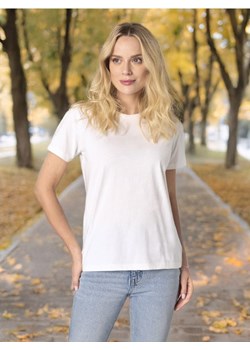 Sinsay - Koszulka - biały - id: 000CH-00X - marki Sinsay - 184903915 Sinsay - Koszulka - biały ze sklepu Sinsay w kategorii Bluzki damskie - zdjęcie 184903915