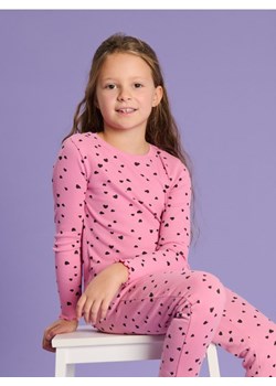Sinsay - Koszulka z długimi rękawami - różowy ze sklepu Sinsay w kategorii Bluzki dziewczęce - zdjęcie 184903975