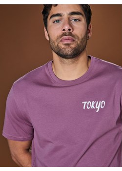 Sinsay - Koszulka - fioletowy ze sklepu Sinsay w kategorii T-shirty męskie - zdjęcie 184904088
