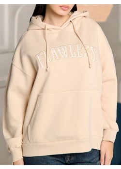 Sinsay - Bluza z haftowanym napisem - kremowy ze sklepu Sinsay w kategorii Bluzy damskie - zdjęcie 184904188