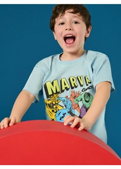Sinsay - Koszulka MARVEL - niebieski ze sklepu Sinsay w kategorii T-shirty chłopięce - zdjęcie 184904248