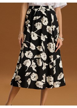 Sinsay - Spódnica midi w kwiaty - wielobarwny ze sklepu Sinsay w kategorii Spódnice - zdjęcie 184904308
