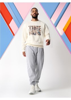 Sinsay - Bluza z nadrukiem - kremowy ze sklepu Sinsay w kategorii Bluzy męskie - zdjęcie 184904418