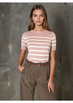 Sinsay - Sweter z krótkim rękawem - beżowy ze sklepu Sinsay w kategorii Bluzki damskie - zdjęcie 184904436