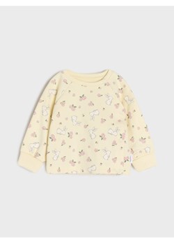 Sinsay - Ocieplana bluza z podwijanymi mankietami - kremowy ze sklepu Sinsay w kategorii Odzież dla niemowląt - zdjęcie 184904469