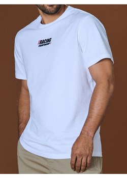 Sinsay - Koszulka ze sportowym nadrukiem - biały ze sklepu Sinsay w kategorii T-shirty męskie - zdjęcie 184904659