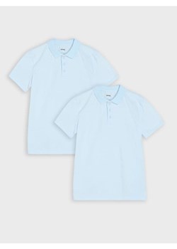 Sinsay - Koszulka polo 2 pack - błękitny ze sklepu Sinsay w kategorii T-shirty chłopięce - zdjęcie 184904676