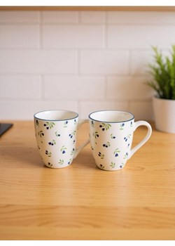Sinsay - Kubki z motywem kwiatowym 2 pack - błękitny ze sklepu Sinsay w kategorii Kubki - zdjęcie 184904976