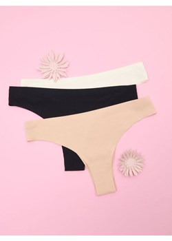 Sinsay - Majtki brazyliany 3 pack - wielobarwny ze sklepu Sinsay w kategorii Majtki damskie - zdjęcie 184905109