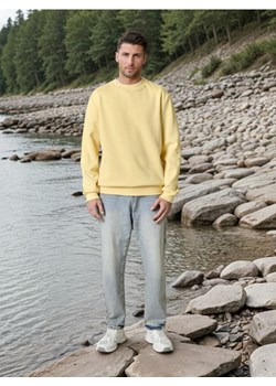 Sinsay - Bluza - żółty ze sklepu Sinsay w kategorii Bluzy męskie - zdjęcie 184905406