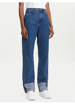 KARL LAGERFELD Jeansy A3W10017 Niebieski Straight Fit ze sklepu MODIVO w kategorii Jeansy damskie - zdjęcie 184906169