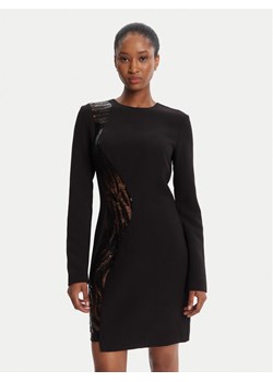 Just Cavalli Sukienka koktajlowa 79PAO918 Czarny Regular Fit ze sklepu MODIVO w kategorii Sukienki - zdjęcie 184906215