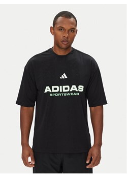 adidas T-Shirt Common Goal JM1752 Czarny Loose Fit ze sklepu MODIVO w kategorii T-shirty męskie - zdjęcie 184906226