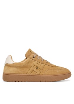 Elisabetta Franchi Sneakersy Low Cut Lace Up F4A9-E0340-0071 S Brązowy ze sklepu MODIVO w kategorii Buty sportowe dziecięce - zdjęcie 184906228