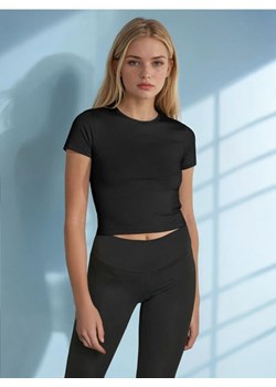 Sinsay - Crop top - czarny ze sklepu Sinsay w kategorii Bluzki damskie - zdjęcie 184915006