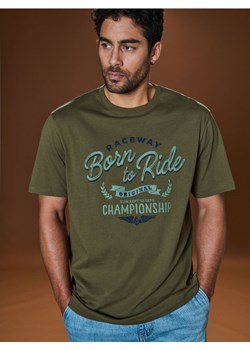 Sinsay - Koszulka - khaki ze sklepu Sinsay w kategorii T-shirty męskie - zdjęcie 184915077