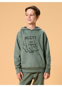 Sinsay - Bluza z kapturem - green spruce ze sklepu Sinsay w kategorii Bluzy chłopięce - zdjęcie 184915195
