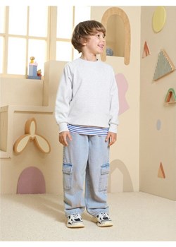 Sinsay - Jeansy cargo loose fit - niebieski ze sklepu Sinsay w kategorii Spodnie chłopięce - zdjęcie 184915605