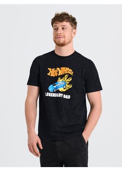 Sinsay - Koszulka Hot Wheels - czarny ze sklepu Sinsay w kategorii T-shirty męskie - zdjęcie 184915907