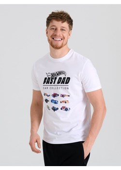 Sinsay - Koszulka Hot Wheels - biały ze sklepu Sinsay w kategorii T-shirty męskie - zdjęcie 184915909