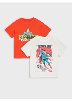 Sinsay - Koszulki 2 pack Superman - wielobarwny ze sklepu Sinsay w kategorii T-shirty chłopięce - zdjęcie 184915985