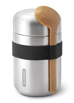Black+Blum Kubek termiczny &quot;Food Flask&quot; w kolorze srebrno-czarnym na lunch - 400 ml ze sklepu Limango Polska w kategorii Kubki termiczne - zdjęcie 184917727