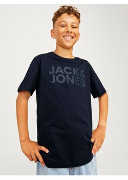 JACK &amp; JONES Junior Koszulka w kolorze granatowym ze sklepu Limango Polska w kategorii T-shirty chłopięce - zdjęcie 184919256