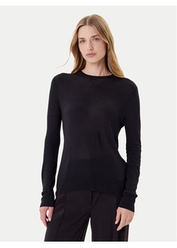 Calvin Klein Sweter LV044C339G Czarny Regular Fit ze sklepu MODIVO w kategorii Swetry damskie - zdjęcie 184920329