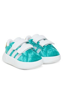 adidas Sneakersy Disney Jasmine Grand Court 2.0 JR4920 Turkusowy ze sklepu MODIVO w kategorii Buty sportowe dziecięce - zdjęcie 184920338