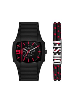 Diesel Zegarek Cliffhanger DZ2191SET Czarny ze sklepu MODIVO w kategorii Zegarki - zdjęcie 184920978
