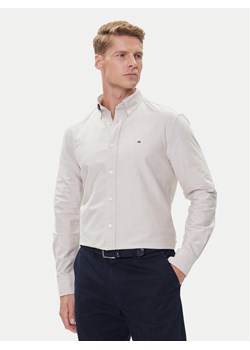 Tommy Hilfiger Koszula Solid Heritage MW0MW35774 Beżowy Regular Fit ze sklepu MODIVO w kategorii Koszule męskie - zdjęcie 184920987