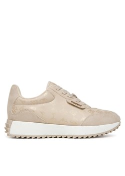 Sneakersy DKNY Naples K3522140 Beżowy ze sklepu eobuwie.pl w kategorii Buty sportowe damskie - zdjęcie 184921468