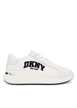 Sneakersy DKNY Leon K1533693 Biały ze sklepu eobuwie.pl w kategorii Buty sportowe damskie - zdjęcie 184921495