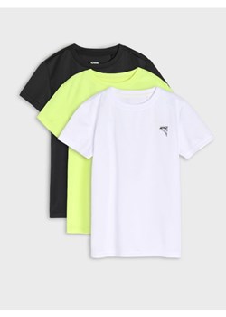 Sinsay - Koszulki 3 pack Active - czarny ze sklepu Sinsay w kategorii T-shirty chłopięce - zdjęcie 184923617