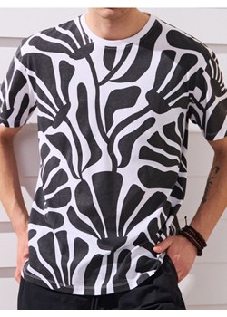 Sinsay - Koszulka z motywem allover - biały ze sklepu Sinsay w kategorii T-shirty męskie - zdjęcie 184923889