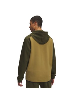 Męska bluza dresowa rozpinana z kapturem Under Armour UA Unstoppable Fleece Full-Zip - khaki ze sklepu Sportstylestory.com w kategorii Bluzy męskie - zdjęcie 184924679