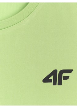 Męski tank top treningowy 4F 4FWAW25TFSLM574 - zielony ze sklepu Sportstylestory.com w kategorii T-shirty męskie - zdjęcie 184924738