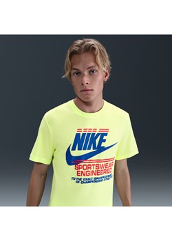 T-shirt męski Nike Sportswear - Żółty ze sklepu Nike poland w kategorii T-shirty męskie - zdjęcie 184925296