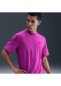 Męska uniwersalna koszulka z krótkim rękawem Dri-FIT UV Nike Hyverse - Fiolet ze sklepu Nike poland w kategorii T-shirty męskie - zdjęcie 184925365