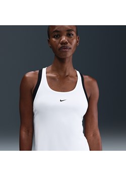 Damska koszulka bez rękawów Dri-FIT Nike Pro - Biel ze sklepu Nike poland w kategorii Bluzki damskie - zdjęcie 184925395