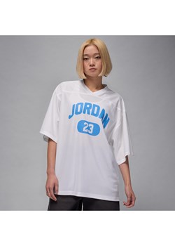 Damska koszulka z siateczki Jordan Brooklyn - Biel ze sklepu Nike poland w kategorii Bluzki damskie - zdjęcie 184925467