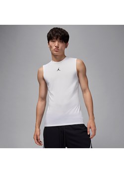 Męska termoaktywna koszulka bez rękawów Dri-FIT Jordan Sport - Biel ze sklepu Nike poland w kategorii T-shirty męskie - zdjęcie 184925468