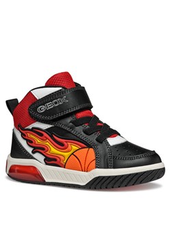 Sneakersy Geox J Inek J569CC 05411 C0048 D Czarny ze sklepu eobuwie.pl w kategorii Buty sportowe dziecięce - zdjęcie 184927777
