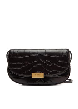 Torebka Tommy Hilfiger Party Le Mini Crossover Croc AW0AW18203 Brązowy ze sklepu eobuwie.pl w kategorii Listonoszki - zdjęcie 184927786